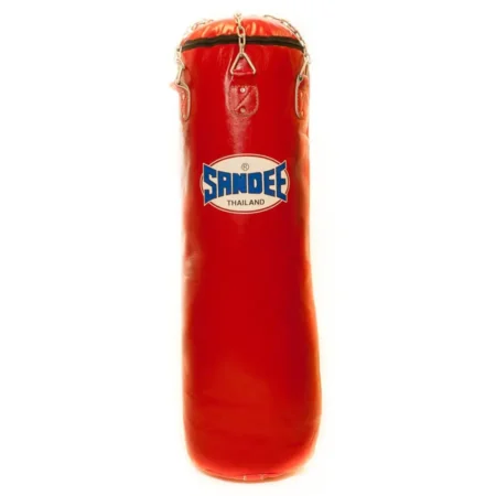 Sandee Full Leather Punch Bag- Red