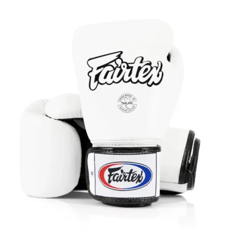 Fairtex BGV1-B White Breathable Muay Thai Gloves