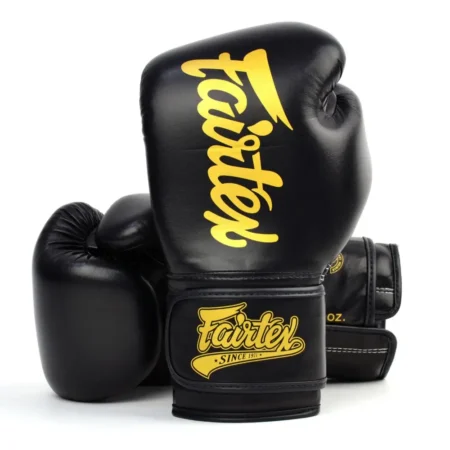 Fairtex BGV18 Black Super Sparring Muay Thai Gloves