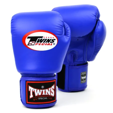 Twins BGVL3 Blue Velcro Muay Thai Gloves