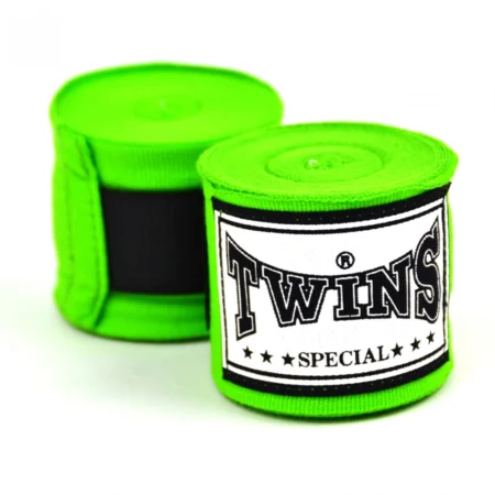 Twins CH5 5m Premium Elastic Handwraps Green
