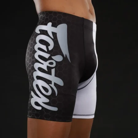 Fairtex CP7 Mens Vale Tudo Shorts Black-White
