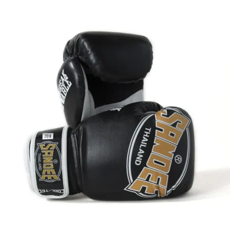 Sandee Cool-Tec Black Gold Muay Thai Gloves