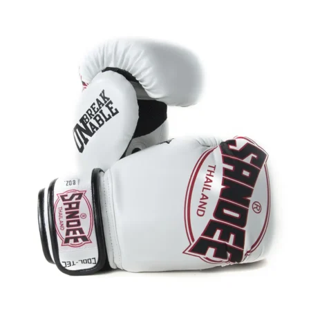 Sandee Cool-Tec White Black Muay Thai Gloves