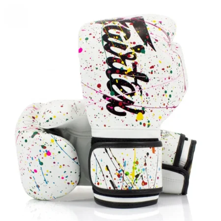 Fairtex BGV14 Painter White Muay Thai Gloves