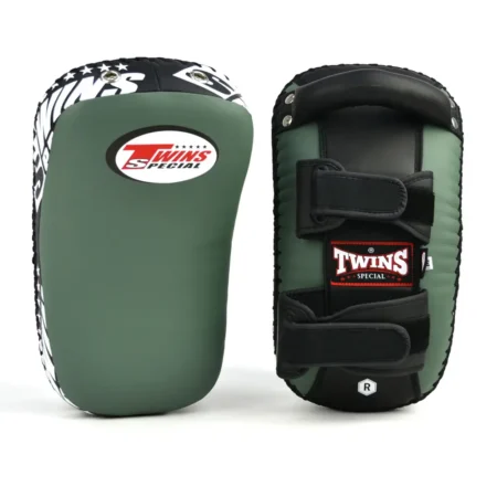 Twins KPS10 Olive Black Light Weight Thai Kick Pads