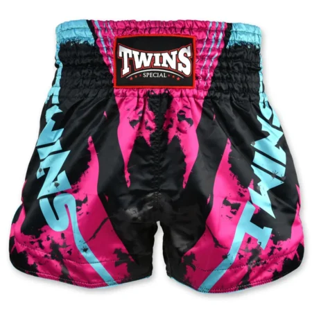 Twins TBS61 Candy Muay Thai Shorts White-Pink