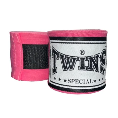 Twins CH5 5m Premium Elastic Handwraps Pink