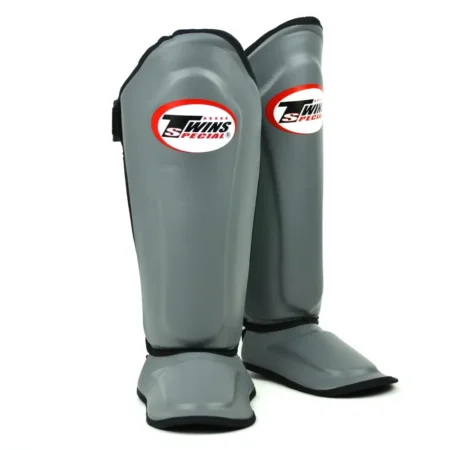 Twins SGL10 Grey Double Padded Shin Guards