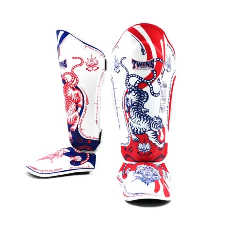 Twins FSGL10-67 Yant Thai Tattoo Edition Double Padded Shin Guards
